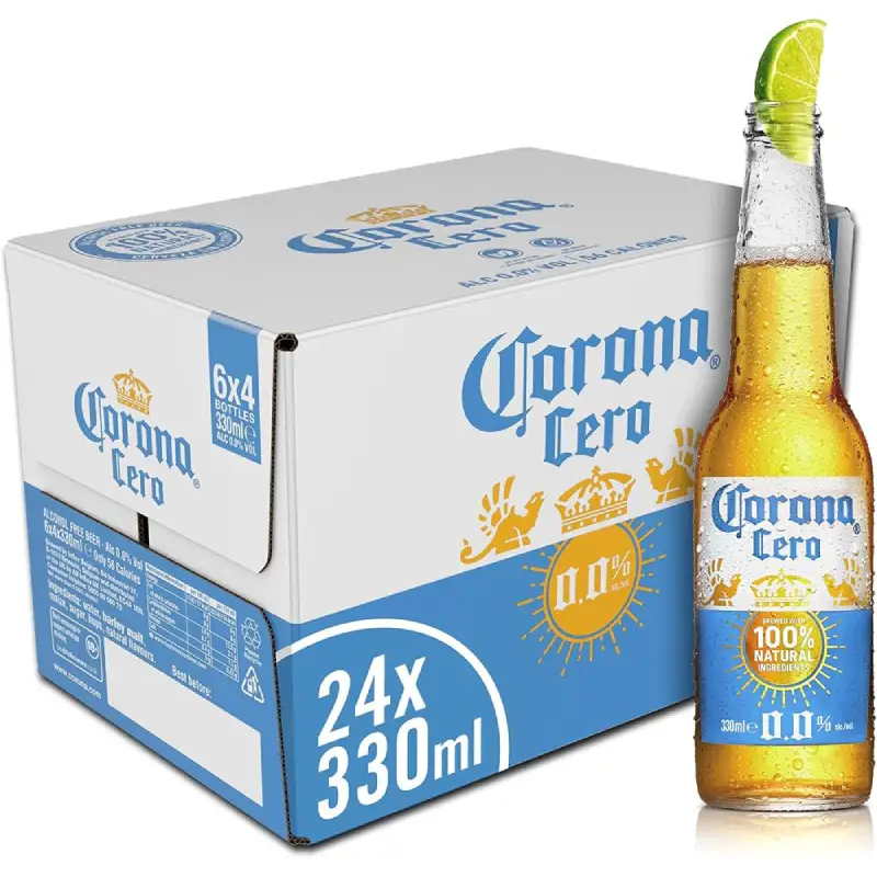 Corona cero 24x0,33l Corona Zero Extra Non-Alcoholic Beer 24x0.35L