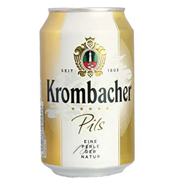 Krombacher-0.33.jpg Krombacher Pils 24 x 0,33L Latas - Cerveza Alemana Premium