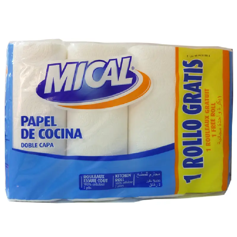 Küchenrollen Mical 4 rollen 2 lagen Küchenrollen Mical 4 Rollen 2 Lagen