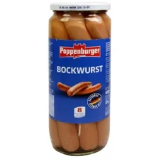 POPPENBURGER BOCKWURST 8 Stck. 720G