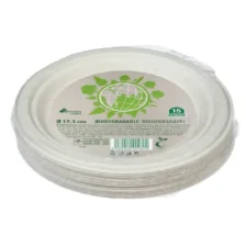 Teller Pappe 17,5 Cm 15 Stück Hitzebeständig