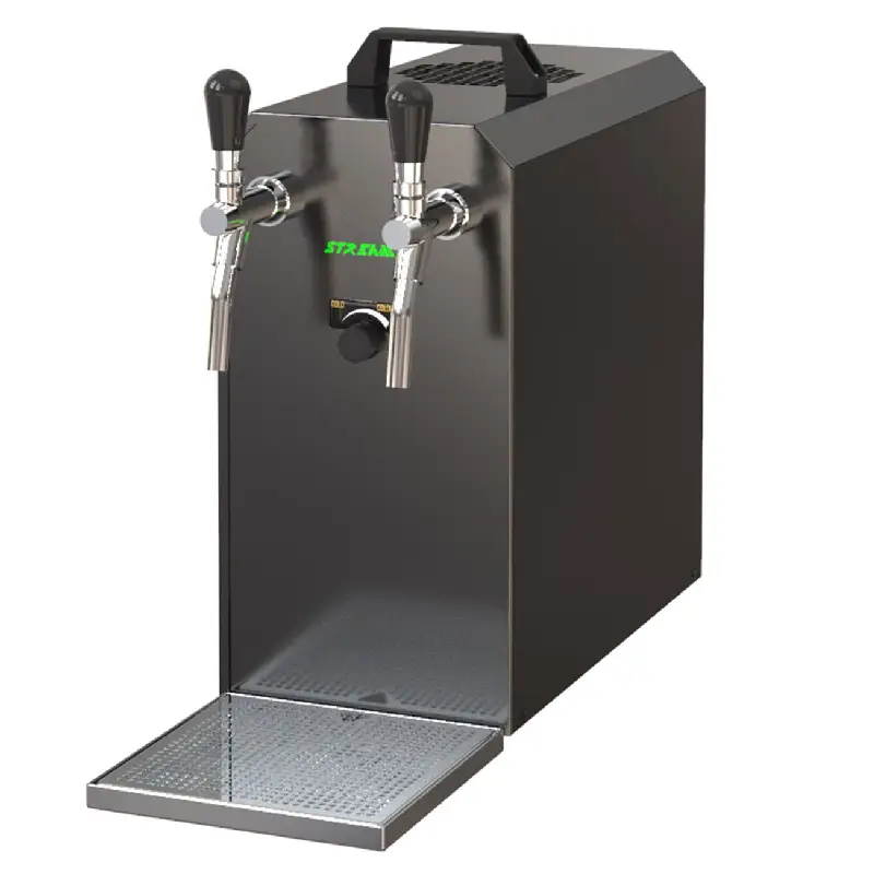 Zapfanlage Durchlaufkühlung 2 leitig bis zu 2 Biere Professional Beer Tap System Rental – 2-Line with Cooling & CO2
