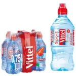 Vittel Natural Mineral Water 15 x 0.75L Sport Bottles