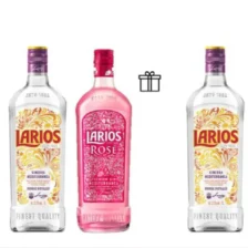 Larios Gin Set - 2x Classic 1L + Rosé 0.7L Premium Spanish Gin Collection