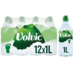 Volvic Natural Mineral Water 12x1L - Pure Refreshment from Nature