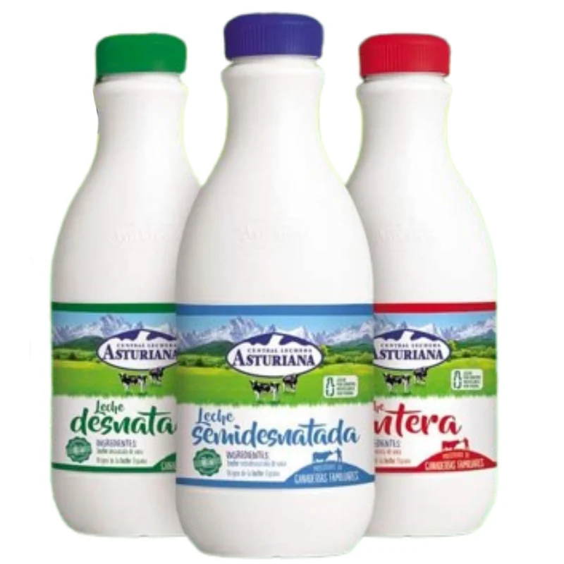 Asturiana Milch 1,5L PET Asturiana H-Milk 6x1.5L Family Pack - Long-Life Milk