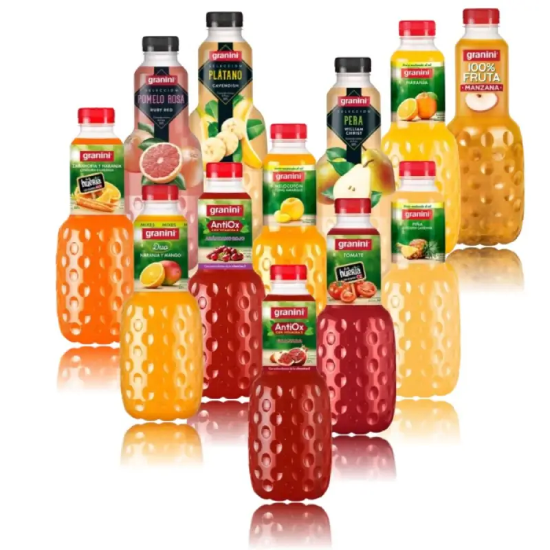 Granini VAriante Säfte Granini Zumo de Frutas 6×1L PET – 12 Sabores Premium Alemanes