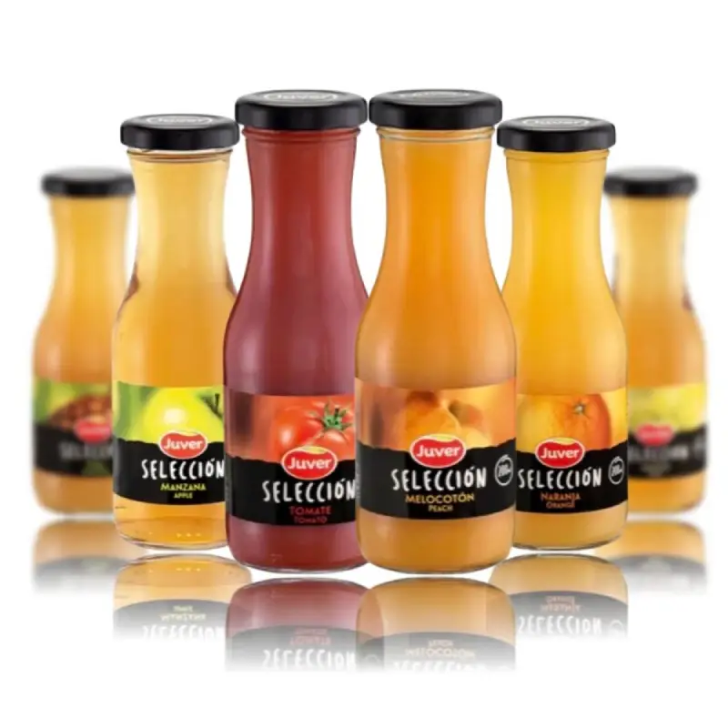 Juver Säfte, 0,2L Juver Zumo de Frutas Español 24 x 0.2L Botellas de Cristal
